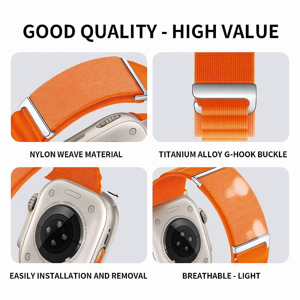 Apple Watch Band – Magnetic Loop Strap Silicone